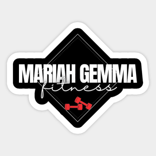 Gemma Fitness Black Tee Sticker